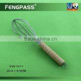 Wooden Hadnle Egg Whisk / Egg Beater / Kitchen Utensil EW-1011 thumbnail-1