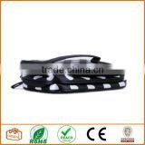 Double Layer Cosmetic Bag Black With White Dot Travel Toiletry Cosmetic Makeup Bag Organizer With Mirror thumbnail-4