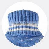 Blue Snowflower Knitted 2 Liter Hot-water Bottle Cover thumbnail-2