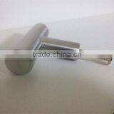 2" 12mm Solid Stainless Steel 201 T-Knob Drawn Pull 30020 thumbnail-3