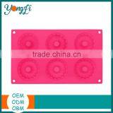 Non - Stick Dishwasher Safe Mini Ring Shape Silicone Cake Mold thumbnail-3