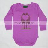 Newborn Baby Bodysuit 100% Organic Cotton White Baby Clothing Summer Style Long Sleeves Clothes thumbnail-1