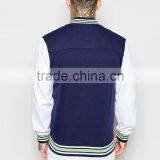Contrast Sleeve Varsity Jacket thumbnail-2