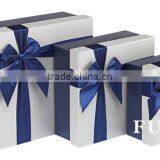 Customized Bow Boxes ,Pearl Paper Gift Packaging Box thumbnail-1