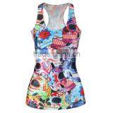 cheap custom dye sublimated dry fit sleeveless shirt