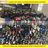 Africa buyers hot sale cream quality sorted used shoes from China second hand shoes warehouse