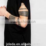Men Logo Custom Oversized 100% Cotton Black Hooded T-shirt for Promotion thumbnail-3