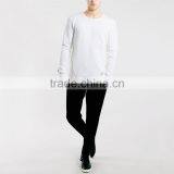 Fashion Mens Sweatshirt Blank White Side Zipper Sweatshirt Blank Two Sided Zipper thumbnail-3