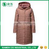 New Stylish Warmful Ultralight Ladies Long Down Filled Jacket for the Winter thumbnail-2