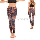 2017 Wholesale Custom Sublimation Leggings Running Gym Pants Yoga Women Fitness Leggings thumbnail-1