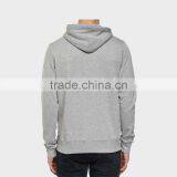 100% Jersey Grey Men's Hoodies With Pocket thumbnail-3