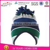 Winter Warmth and Comfort Bobble on Top Baby Fleece Cap thumbnail-1