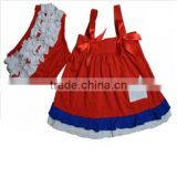Hot sale fashion healthy cotton toddler swing top swing back top set low price wholesale
