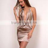 Runwaylover 093 2017 Ladies Sexy Halter Mini Club Dresses thumbnail-4