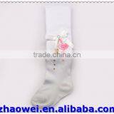 Bowknot Heart Printed Young Girls Tights thumbnail-2