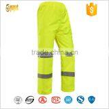 Promotional Reflective Yellow Mens Raincoat With Hood thumbnail-2
