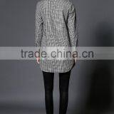 2017 New Design Simple Lattice Blouse OEM Service Guangzhou Cheap Wholesale thumbnail-5