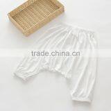 Summer High Quality Cotton Pure Color Girls Children Harem Pants thumbnail-6