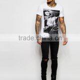 Guangzhou Shandao New Arrival Men 180g 95% Cotton 5% Spandex Summer Short Sleeve T Shirt Tattoo thumbnail-4