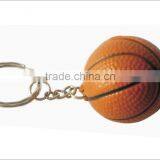 Promotional Mini Play Basketball Fidget Soft PU Innovative Keychain PU Foam Ball thumbnail-1