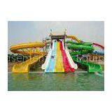 Family Play Outdoor Fiberglass Water Slides Group for Funtasia Water Park thumbnail-1