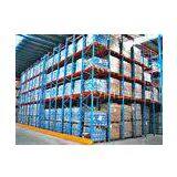 Commercial Metal Racking System , Heavy Duty Drive In Pallet Racking