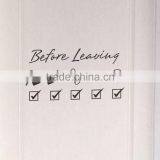 Wall Decor Art Vinyl Removable Living Room Decal Mural Sticker Before Leaving thumbnail-1