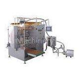 Liquid Sachet Filling Packing Machinery , Horizontal Flow Pack Machine