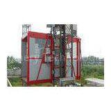 100m Construction Hoist Elevator Single Cage , 1000kg Capacity with Mast Hot-dip Galvanized
