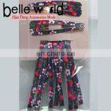 Wholesale Floral Printed Hair Accessories Set thumbnail-1