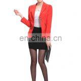 Brand New OEM & ODM Lady Formal Dress Suits Business Skirt Suit With Notch Collar thumbnail-3