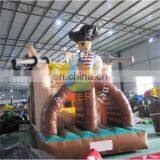 Pirate Ship Type Inflatable Obstacle Course Inflatable Pirate Boat Inflatable Pirate Tunnel thumbnail-2