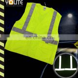 hot sale yellow high visibility reflective vest