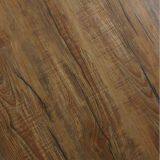 12mm Coffee Handscraped Hickory Laminate Flooring