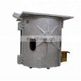 Mini 1800c 2000 Temperature Rotary Induction Furnace 5 Ton for Casting thumbnail-4