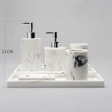 High Imitation Marble Polyresin Bathroom Accessory