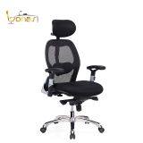 High Back Mesh Office Chair Ergonomic Chair With Headrest and Adjustable Lumbar Support thumbnail-2