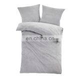 I@home 100%polyester Soild Color Microfiber Coral Fleece Bed Duvet Cover Sheet Set thumbnail-4