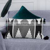 Wholesale Decorative Throw Pillow Cushion Cover Cotton Thread Woven Printed Pillow Cases thumbnail-6