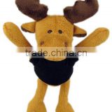 Christmas standing reindeer plush toys/stuffed reindeer