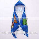 Boy Customized Design/cartoon Pattern Printing Pattern Pure Cotton Infant/baby/kids/children Hood Towel thumbnail-4