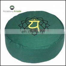 Eco-friendly New Design Most Popular Yoga Buckwheat Hulls Meditation Cushion Zafu Indian Supplier thumbnail-3