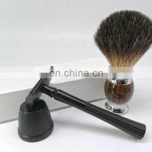Classical Style Barber Shaving Razor Gun Black Metal Sefety Razor Shaver thumbnail-4