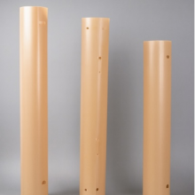 Baumschutzschild aus UV-behandeltem PP-Kunststoff (Correx) - Baumschutzschild für Jungbäume / Baum-Set / Baumschutzhülle - Blatt thumbnail-2