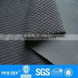 3 Layers Black Square Polar Fleece Boned Stretch Waterproof Polyester Spandex Fabric for Sportawear Jacket