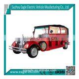 9 Seats Electric Vehicle , Comfortable Bench Seat With High Backrest, Luxury Classic Design for Wedding Occasion CE Approved thumbnail-2