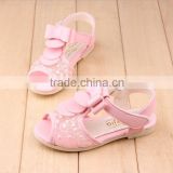 2015 Latest Baby Girl Summer Shoes Kids Lace Hollow Out Princess Shoes