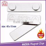 Plastic Reusable Magnetic Badge Holding Clip With Badge Holder thumbnail-5