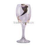 Wine Glass With Gold Decoration and Diamond thumbnail-1