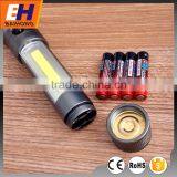 Zoomable 3W COB+3W LED Aluminium Torch With Magnet and Fashion Design thumbnail-4